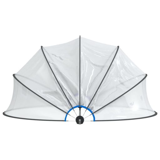 Kerek PVC medencekupola 376x188 cm