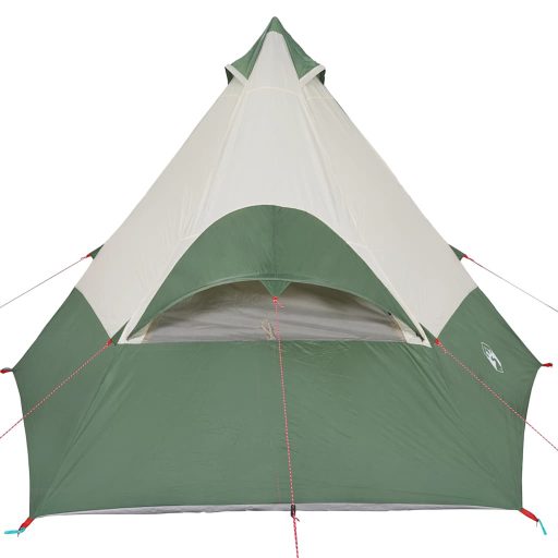 7 személyes zöld vízálló tipi kempingsátor