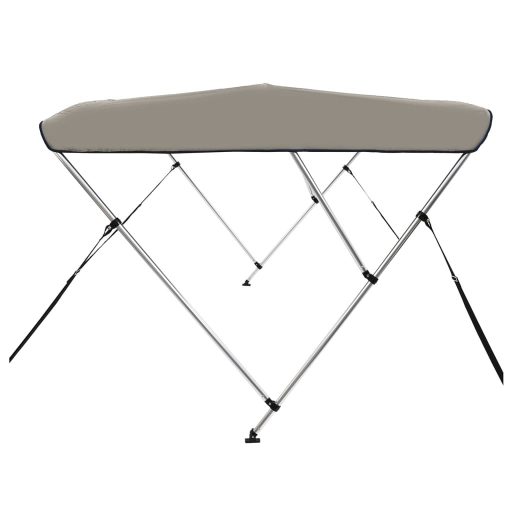 Szürke háromágú bimini tető 183 x 140 x 137 cm