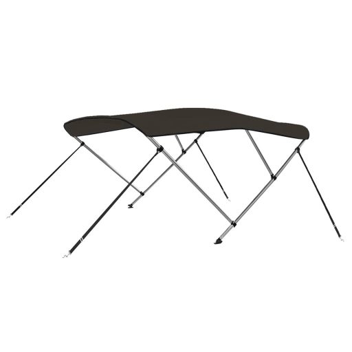 Fekete háromágú bimini tető 183 x 196 x 137 cm